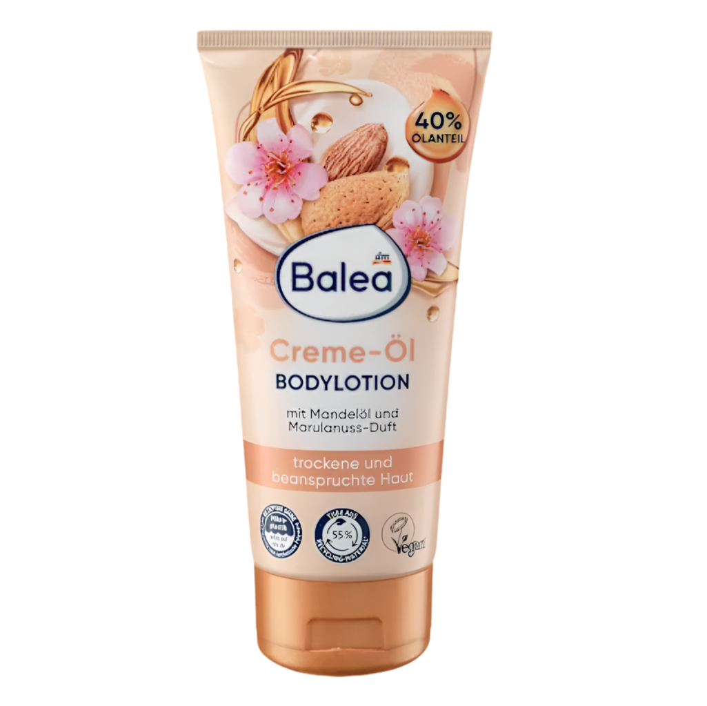 Body Lotion Creme Oil Almond Oil & Marula Nut Scent, 200 ml