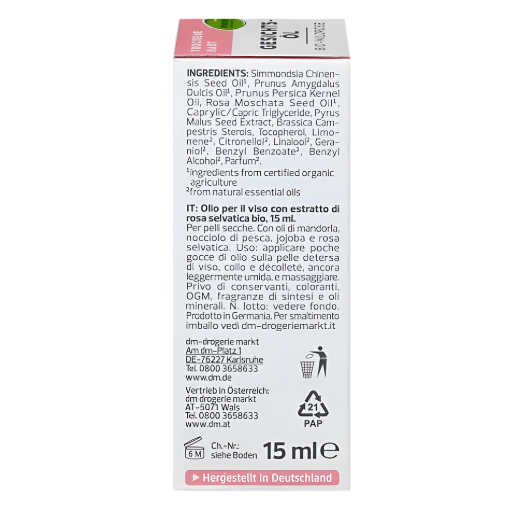 Wild Rose Face Oil, 15 ml