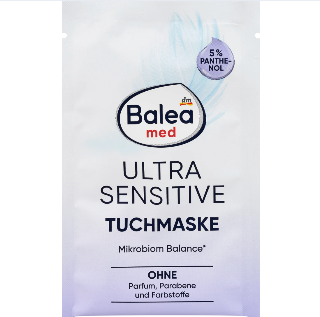 Panthenol Ultra Sensitive Face Mask, 1 pc