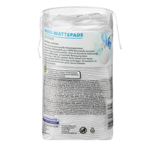 Cotton Pads Maxi, 50 Pieces