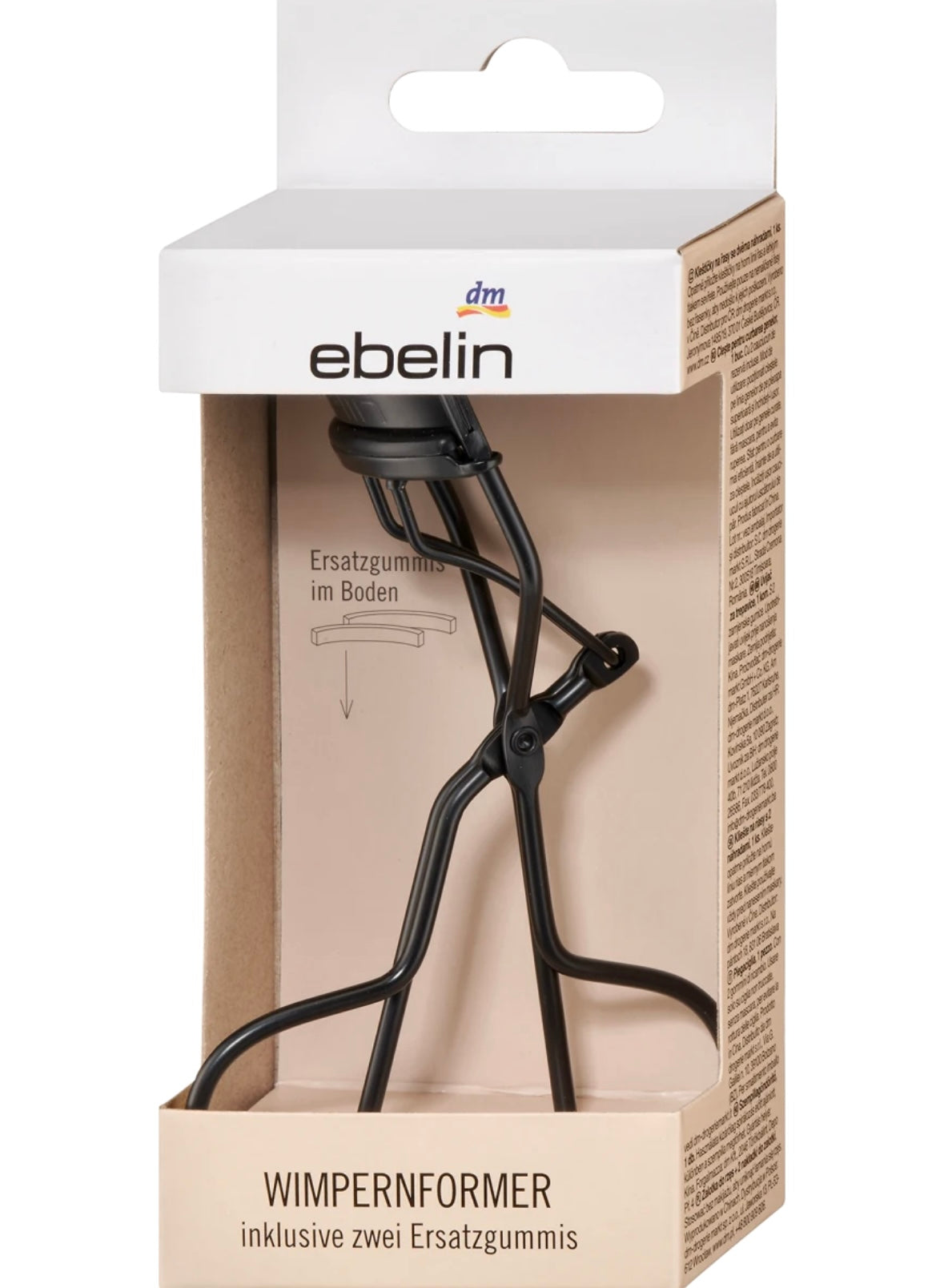 Eyelash Curler with 2 Replacement Pads, 1 Piece