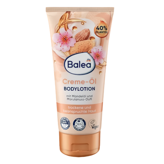 Body Lotion Creme Oil Almond Oil & Marula Nut Scent, 200 ml