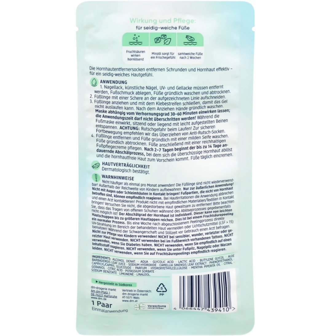 Foot Mask Socks Callus Remover (1 Pair), 2 pcs
