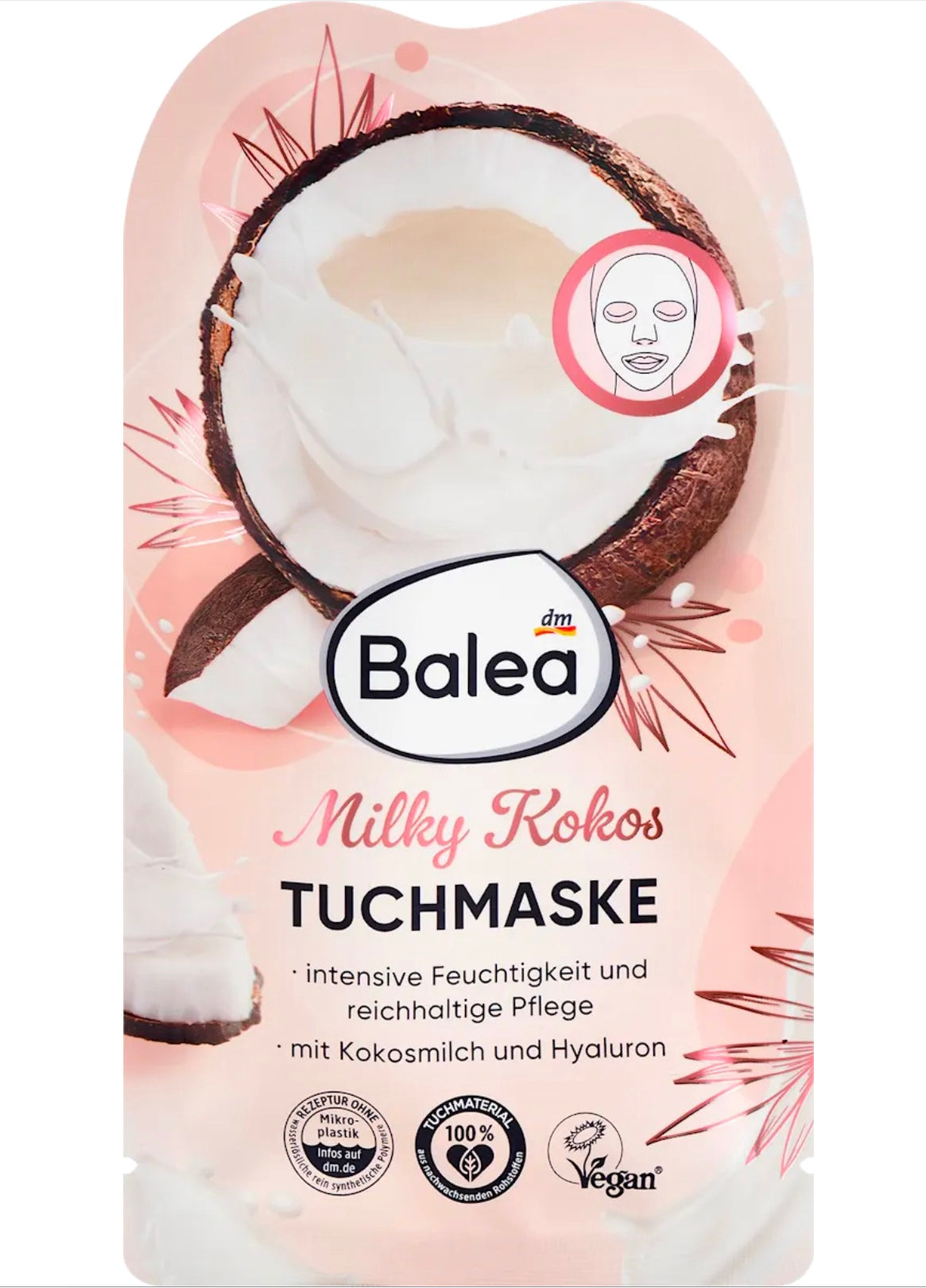 Milky Coconut Sheet Mask, 1 pcs