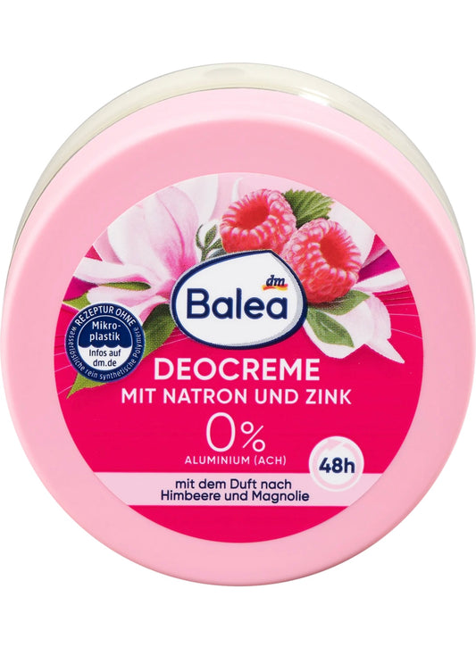 Raspberry Deocream with Baking Soda, 50 ml