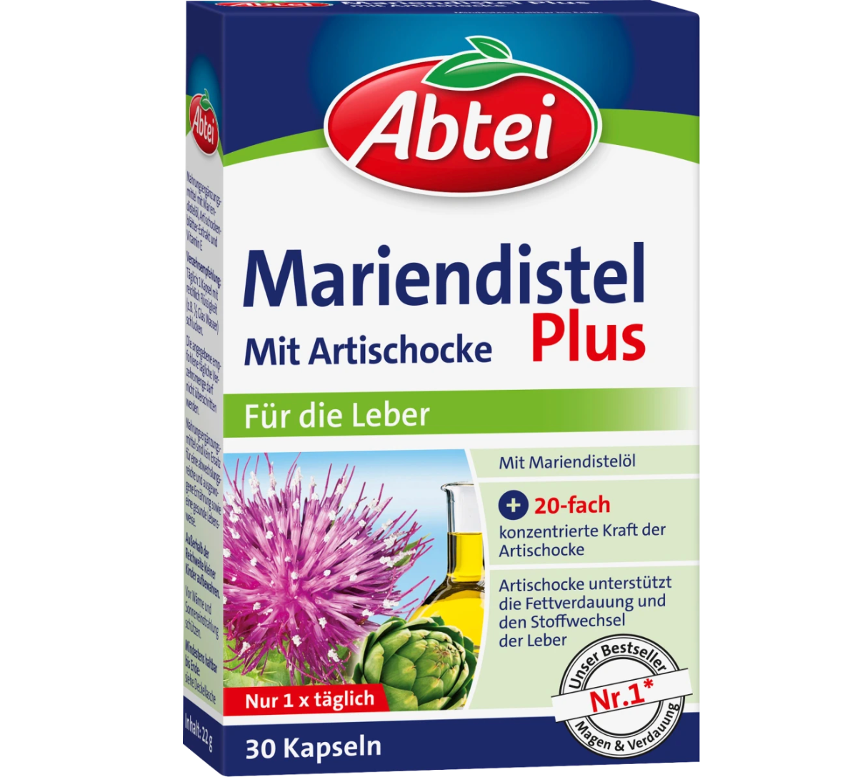 Milk Thistle Plus Capsules 30 pcs, 22 g